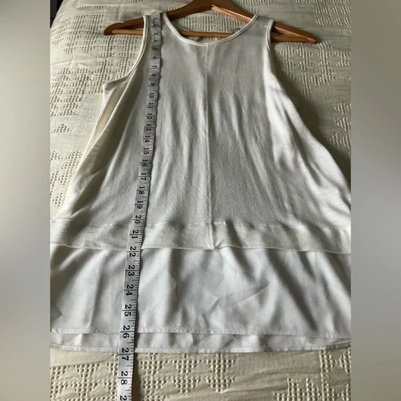 J CREW Off White Tunic Tank Blouse Size S - Picture 9 of 11
